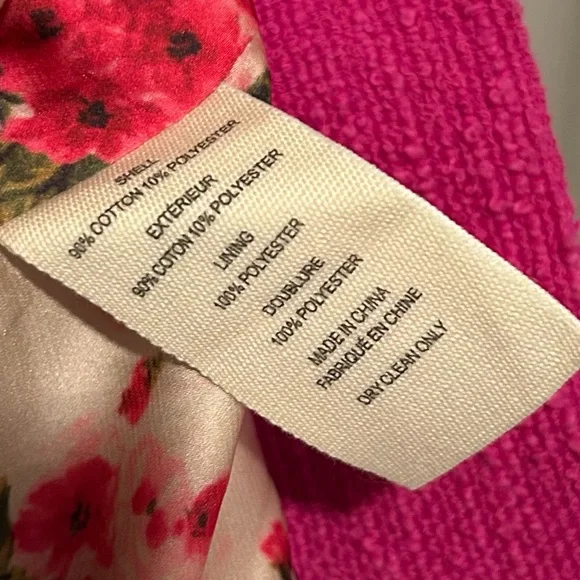 L’Agence Chamberlain Pink Tweed Blazer Jacket Womens 8 - Picture 6 of 7